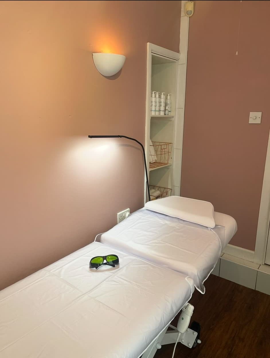 Treatment room at The Derma Lounge